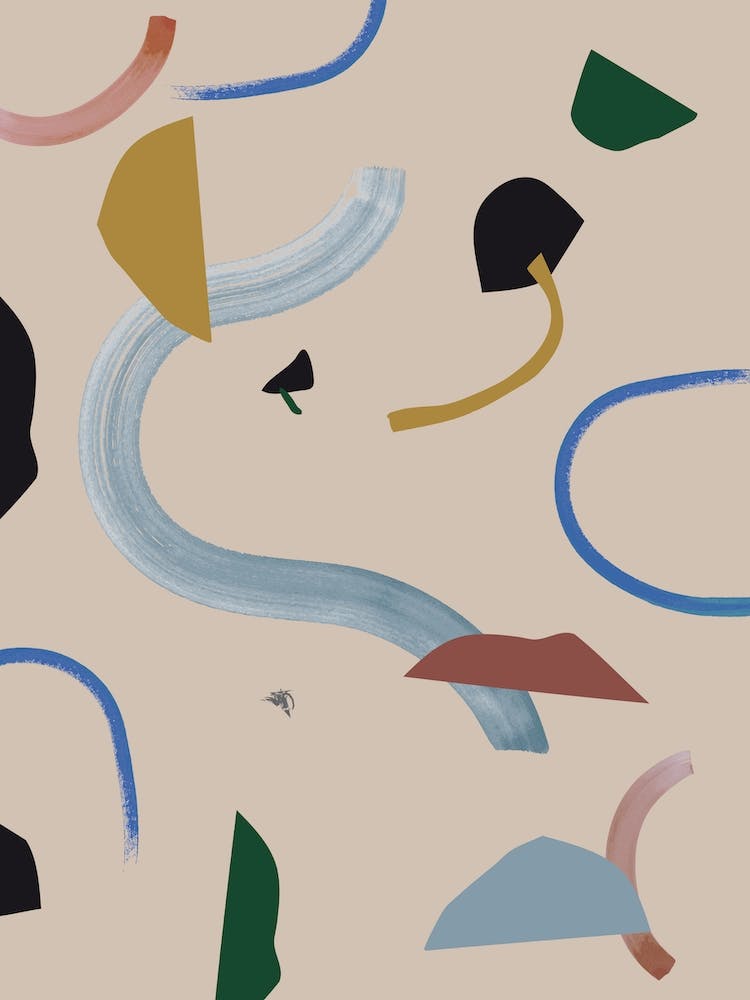 Abstract Pattern In Pastel Colors