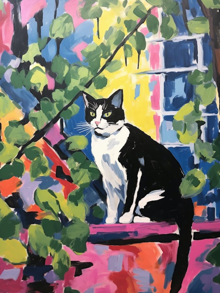 Painting Of A Cat In Verona Italy 3
