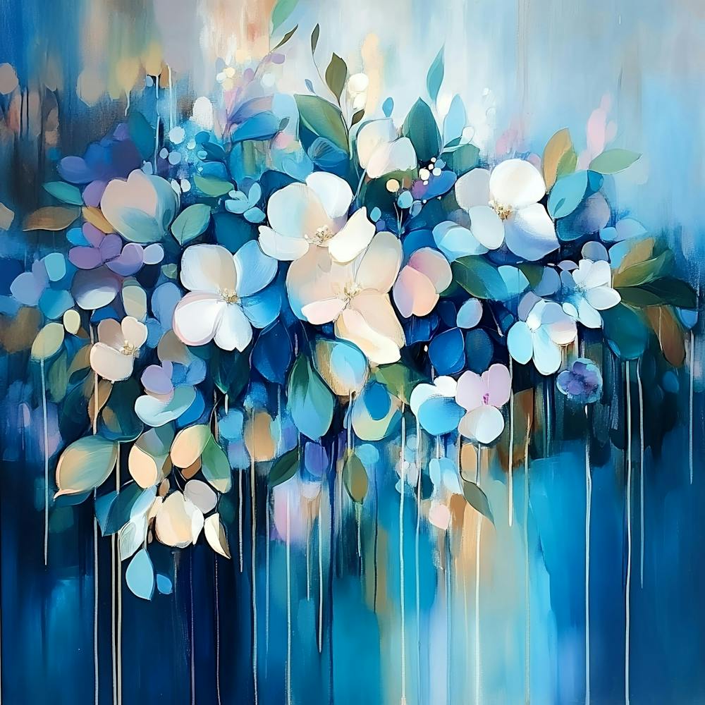 Blue Flowers 3