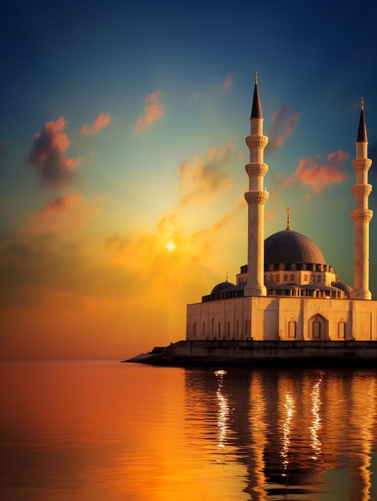 Ortaky Mosque Art Deco 4