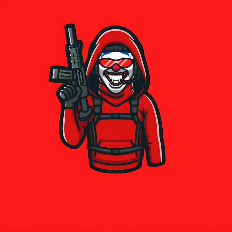 Cute gaming Joker mascot Avatar