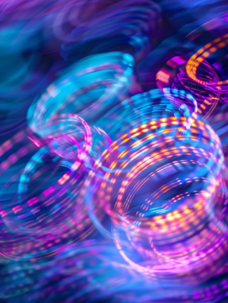 Abstract Blurred Circles