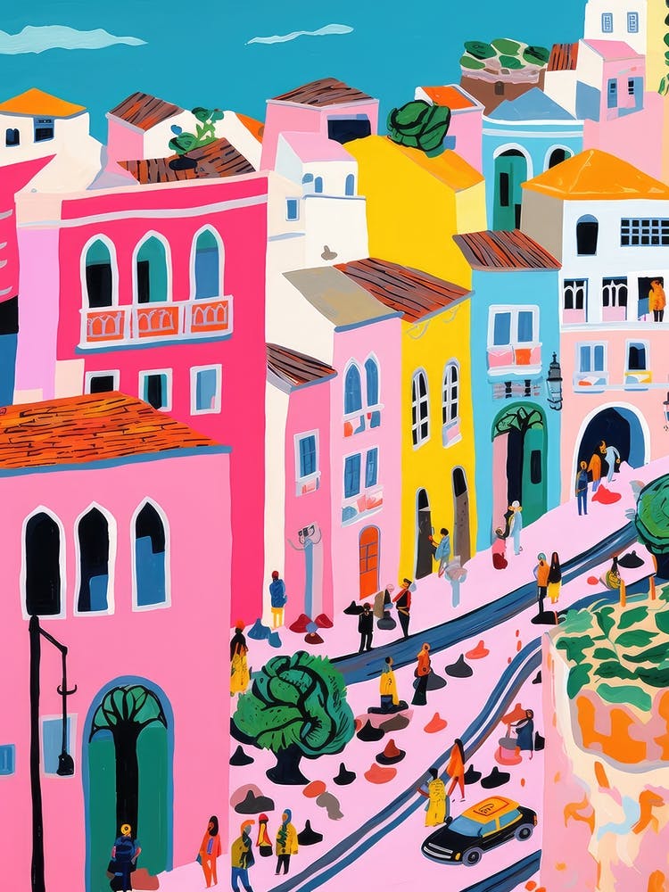 Lisbon, Portugal Colourful View 6
