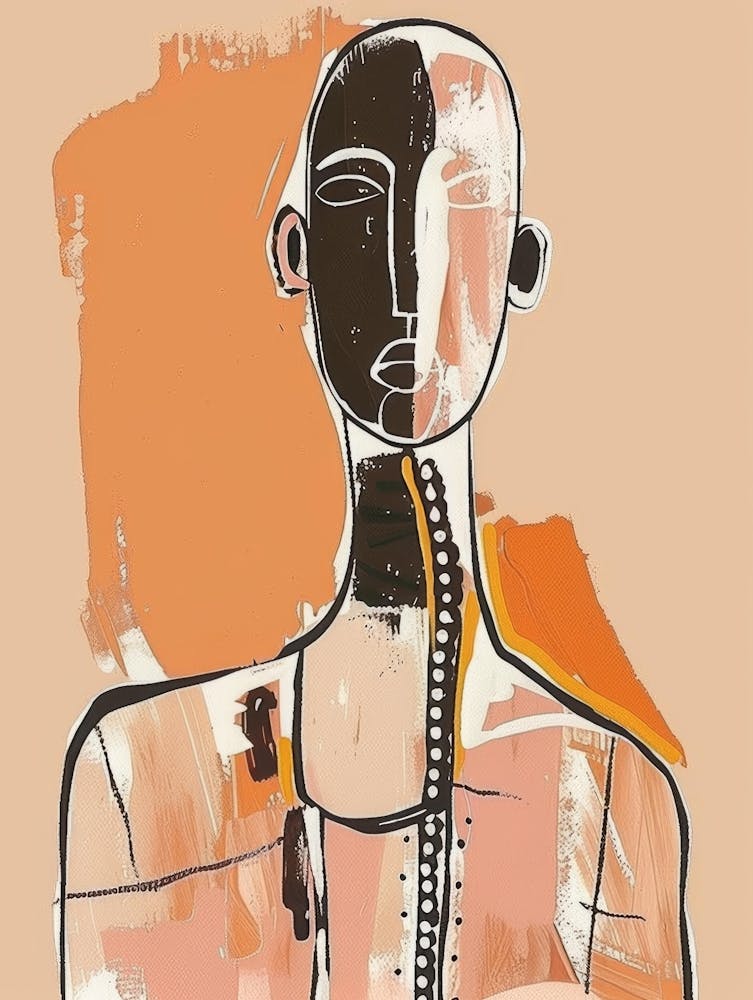 Abstract Of A Man