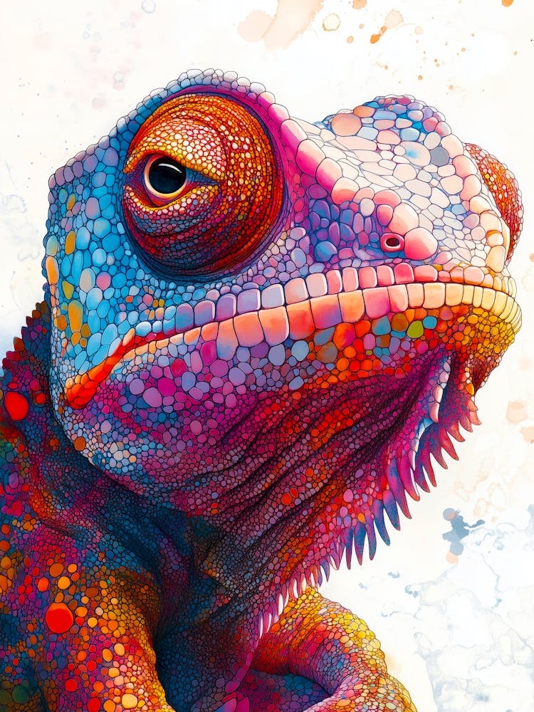 Chamelon Art Animalier 1