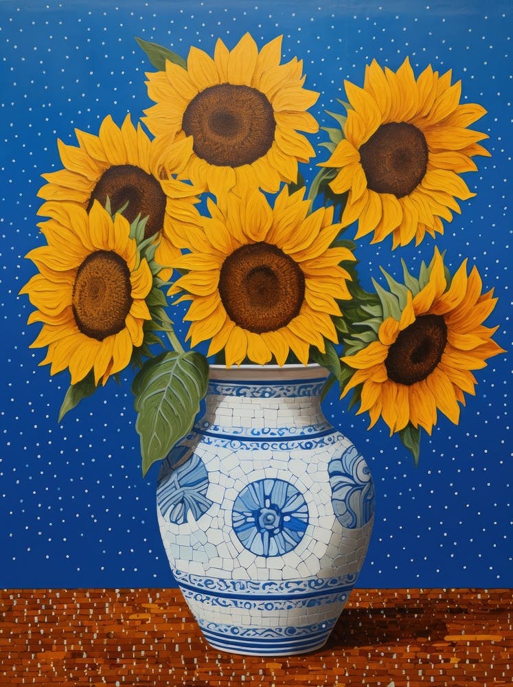 Sunflowers In A Vase 11