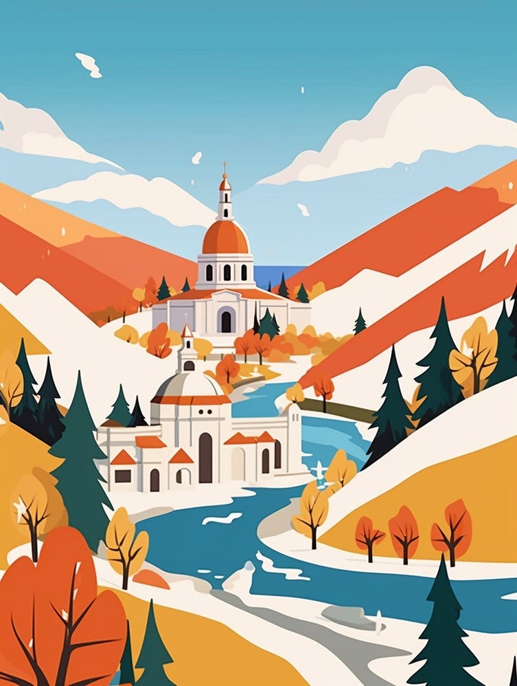 Serbia 3 Illustration de voyage