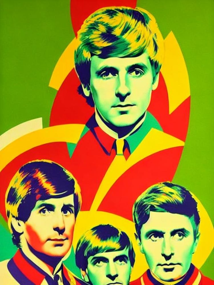 Franz Ferdinand Colourful Pop Art