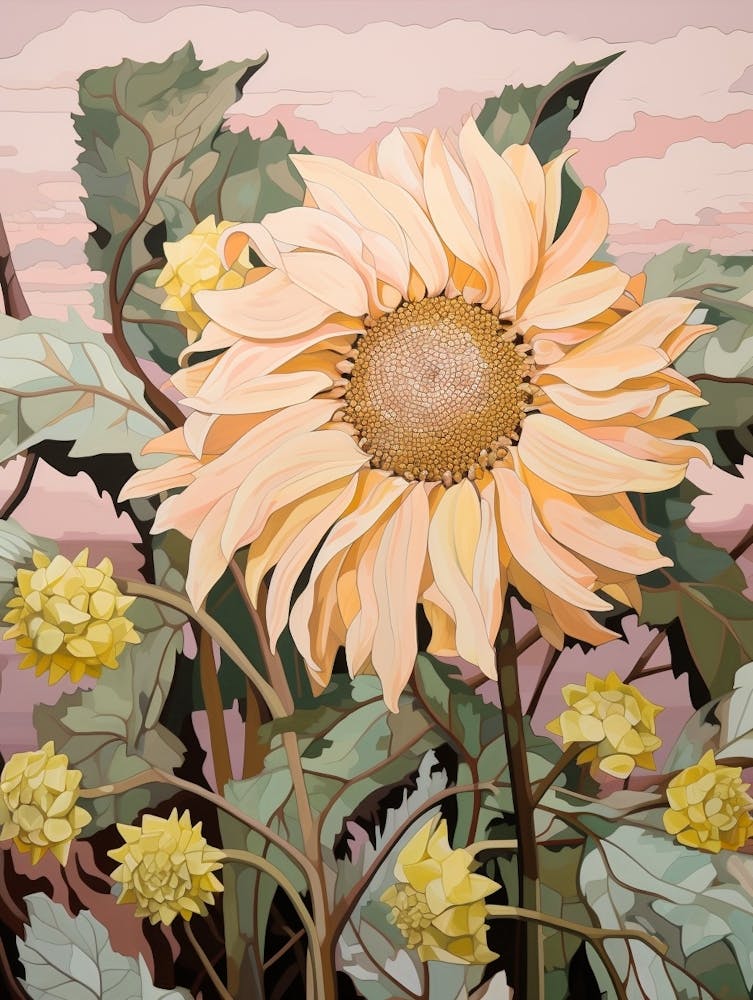 Sunflower 3 Flower Painting