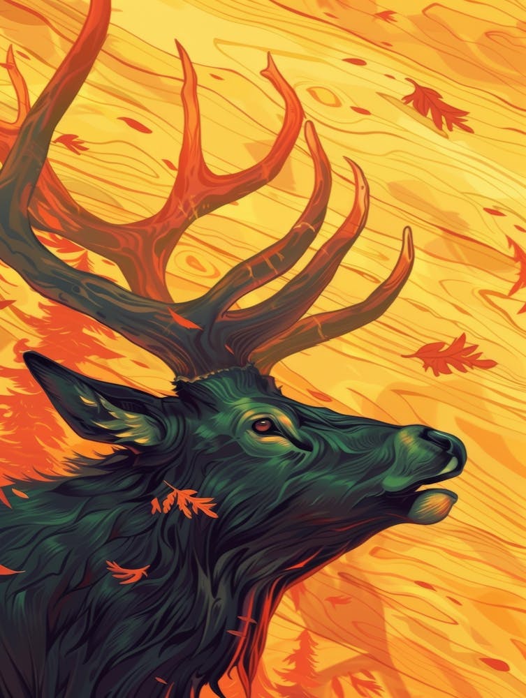 Elk Illustration 4