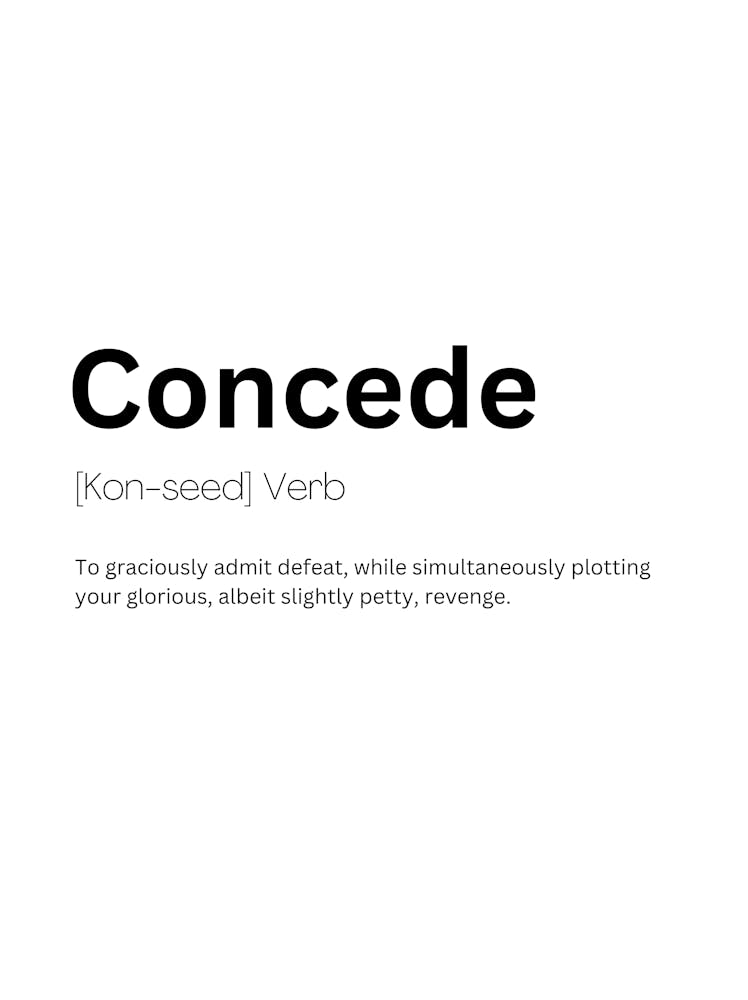 Concede Definition Meaning