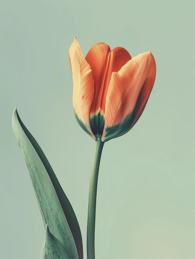 Orange Tulip 2