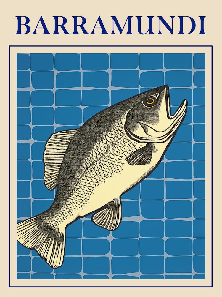 Barramundi Seafood Poster