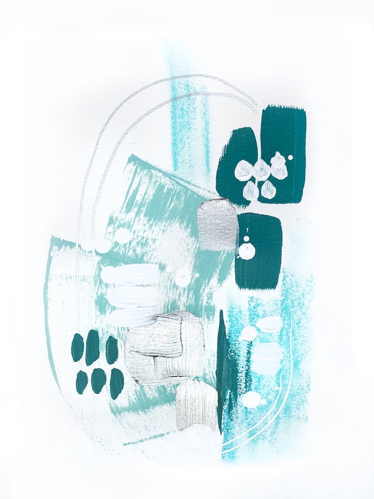 Abstraktes Mint 1