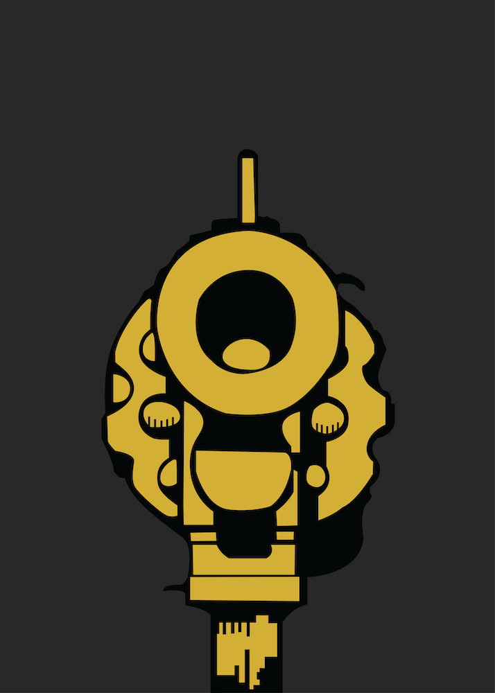 Gun Black and Gold