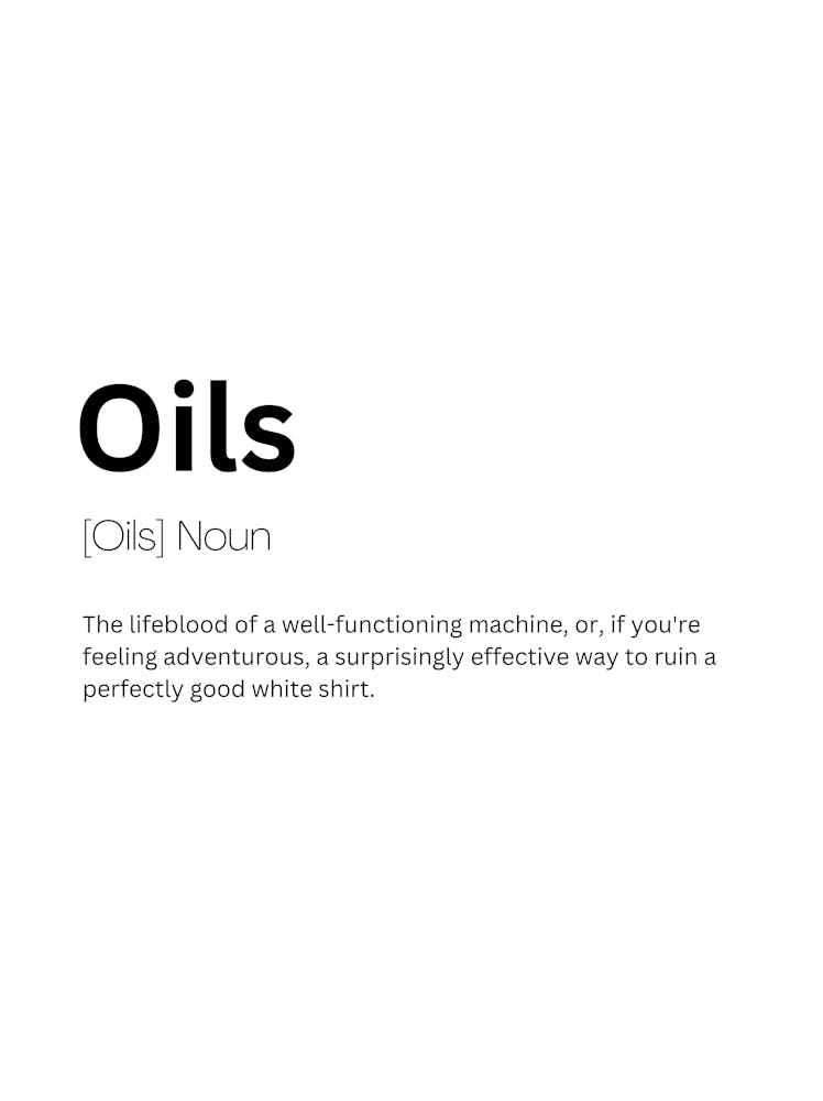 Oils Definition Meaning