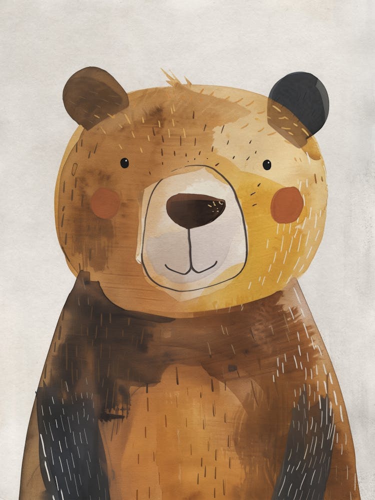 Boho Nursery 1 Bear