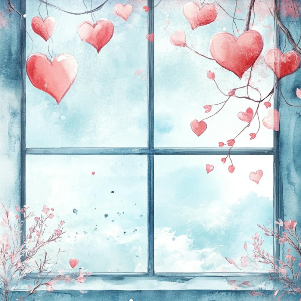 Valentine'S Day Window