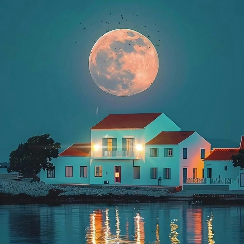 Full Moon Over Croatia