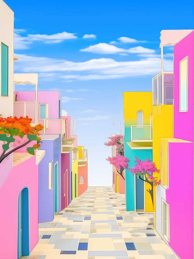 Porto Cesareo, Italy Colourful View 3