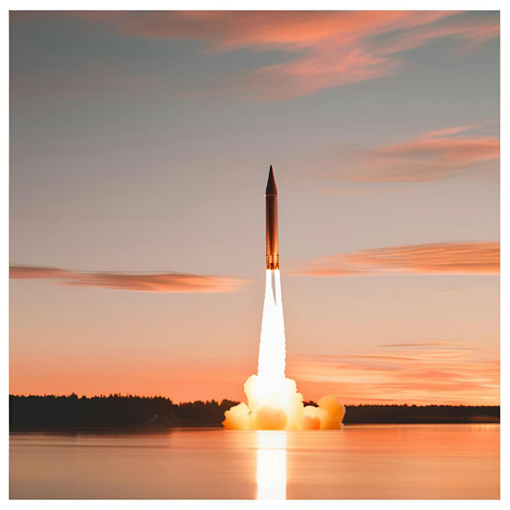 The Rocket in the Sunset