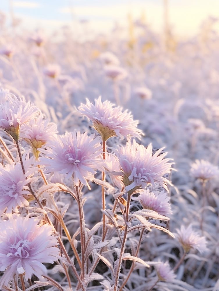 Frosty Botanical Asters 2