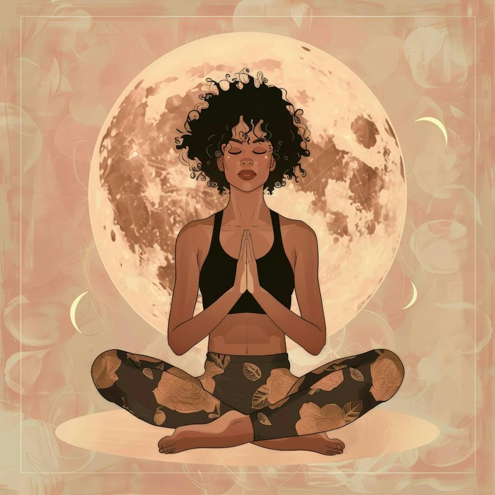 Yoga Woman In Yoga Pose