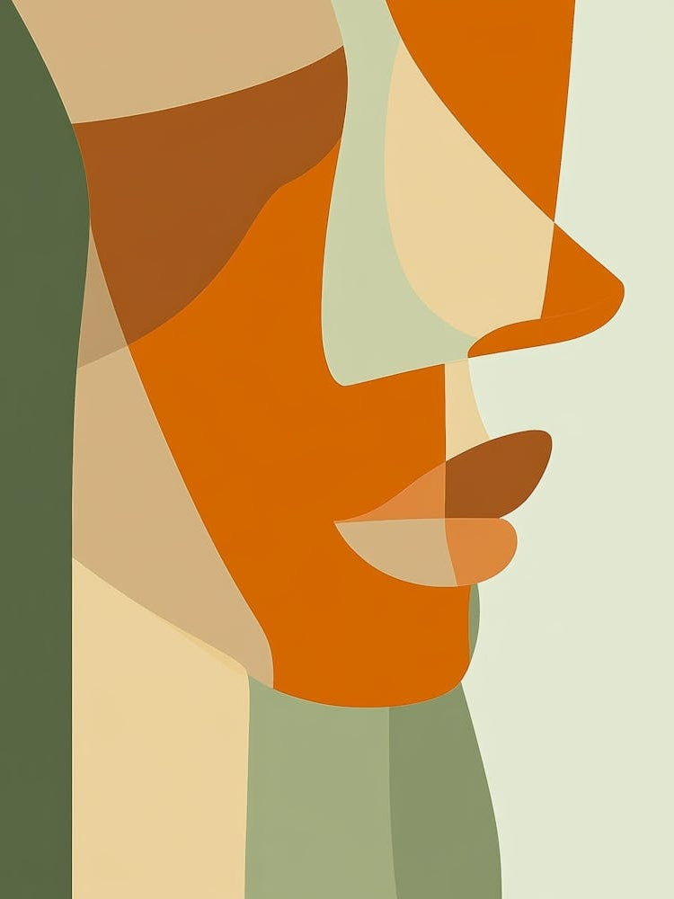 Abstract Woman'S Face 25