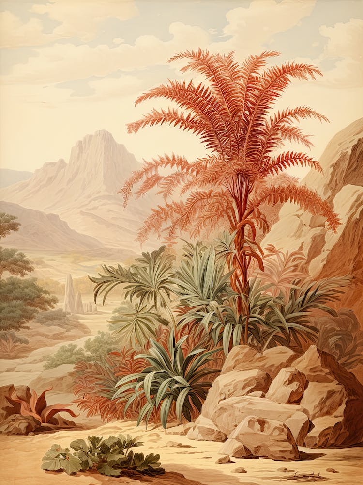 Japanese Painted Fern Victorian Style 3