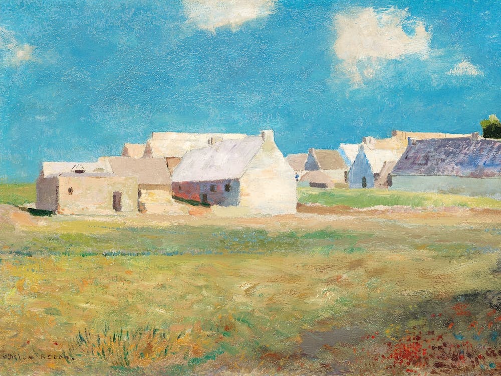 Breton Village, Odilon Redon