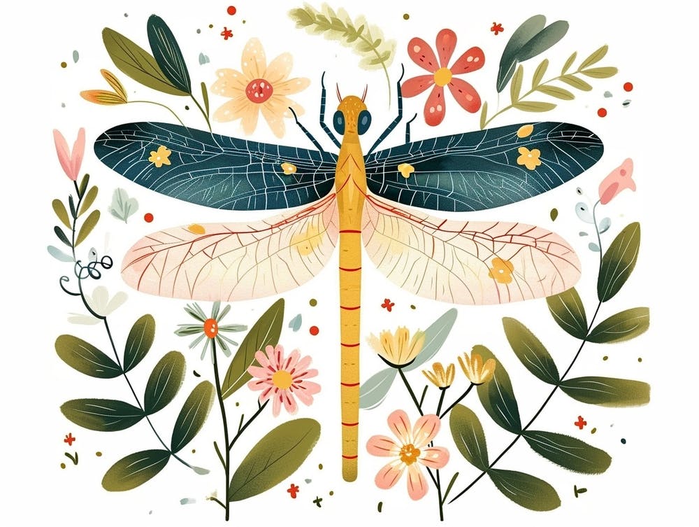 Little Floral Dragonfly 1