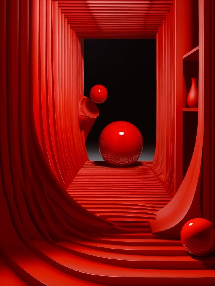 3d Illusion Abstract Geometric 3