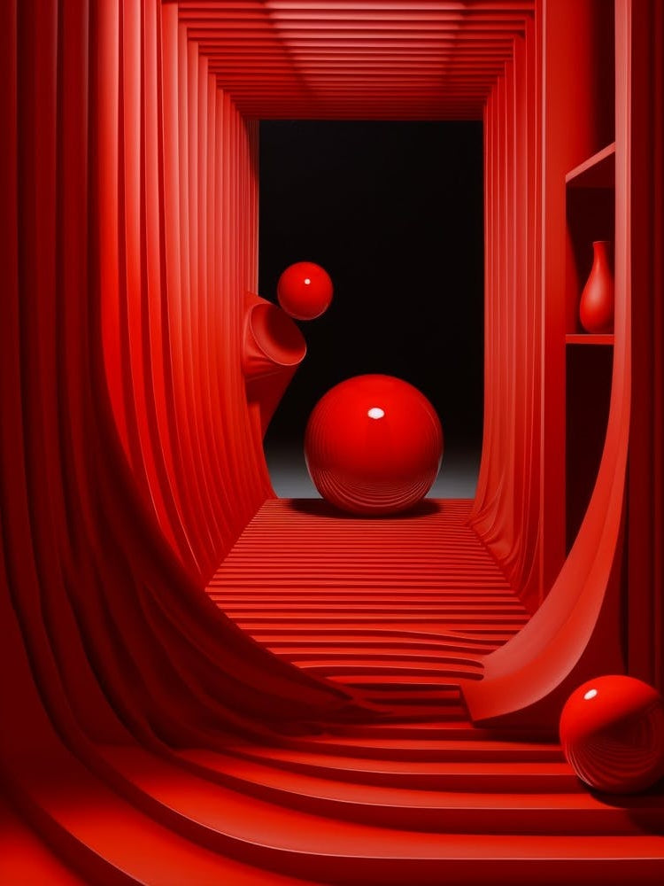 3d Illusion Abstract Geometric 3