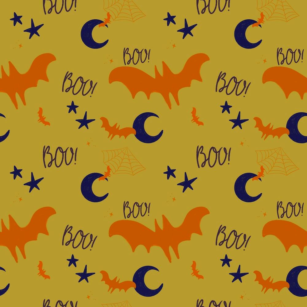 Orange und Gelb Batty Boo