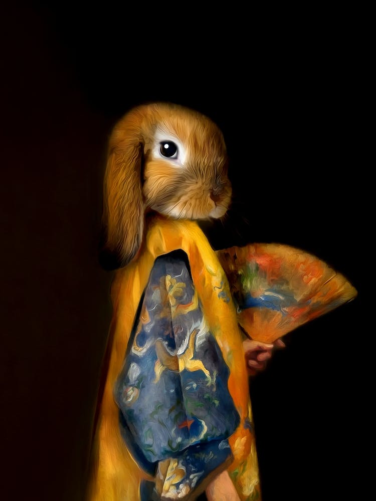 Shy Sioe The Rabbit Pet Portraits