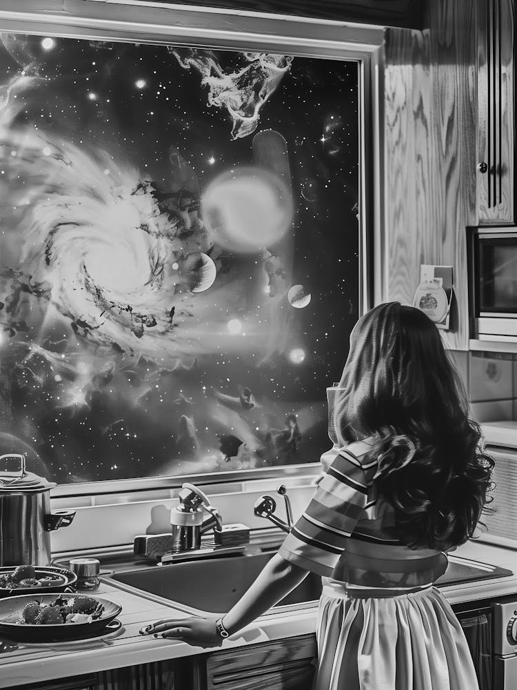 Girl In A Kitchen
