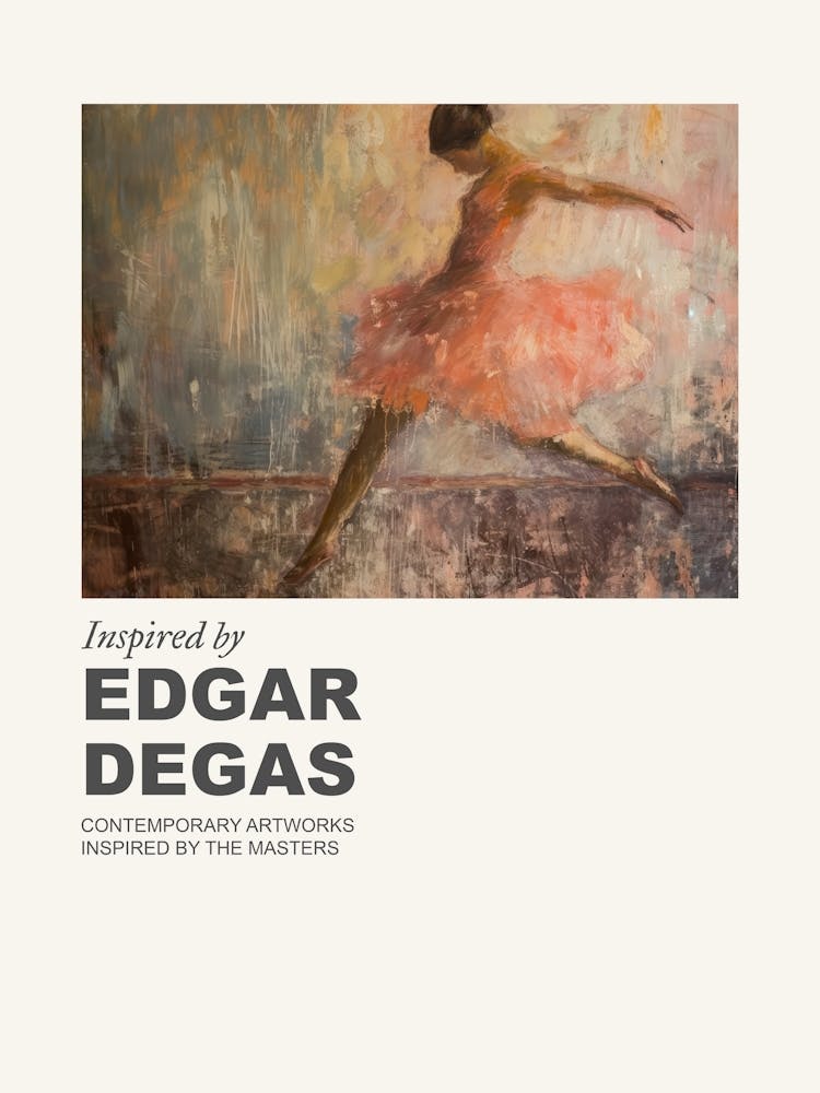 Museum Poster Inspired By Edgar Degas 2