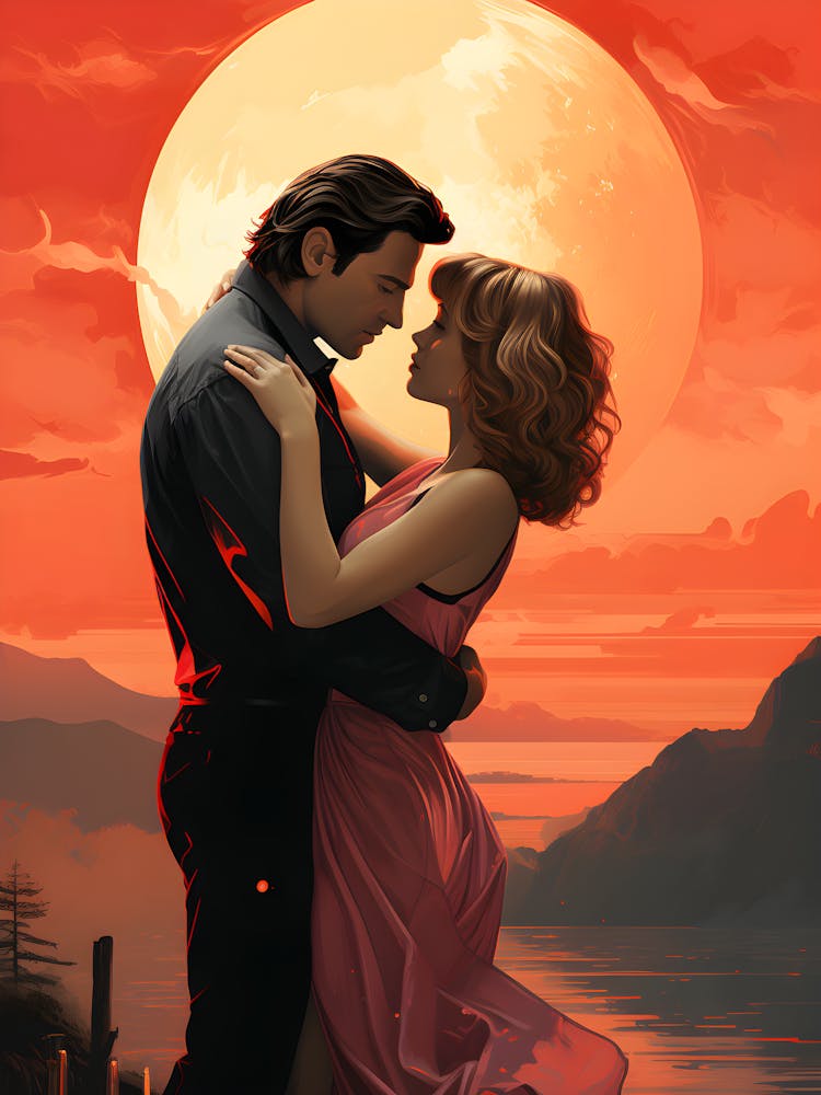 Enchanted Moonlight Valentines Night Romance