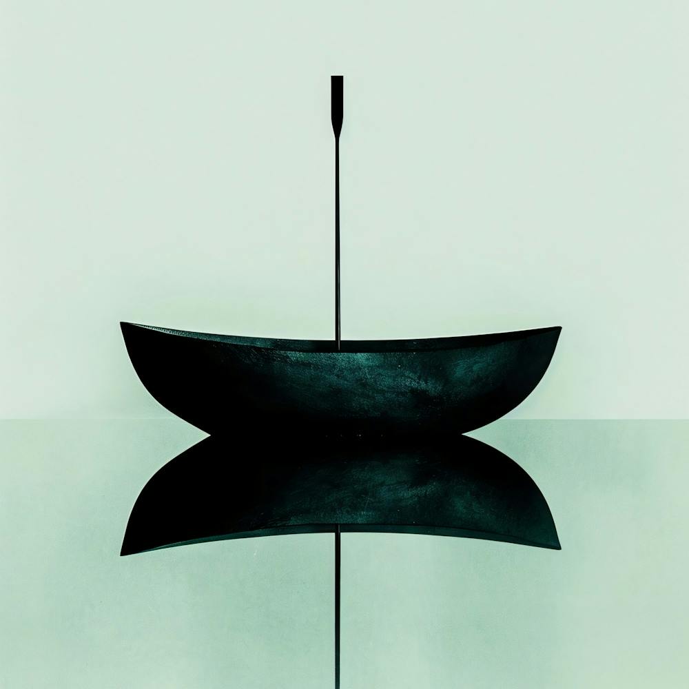 Schwarzes Boot