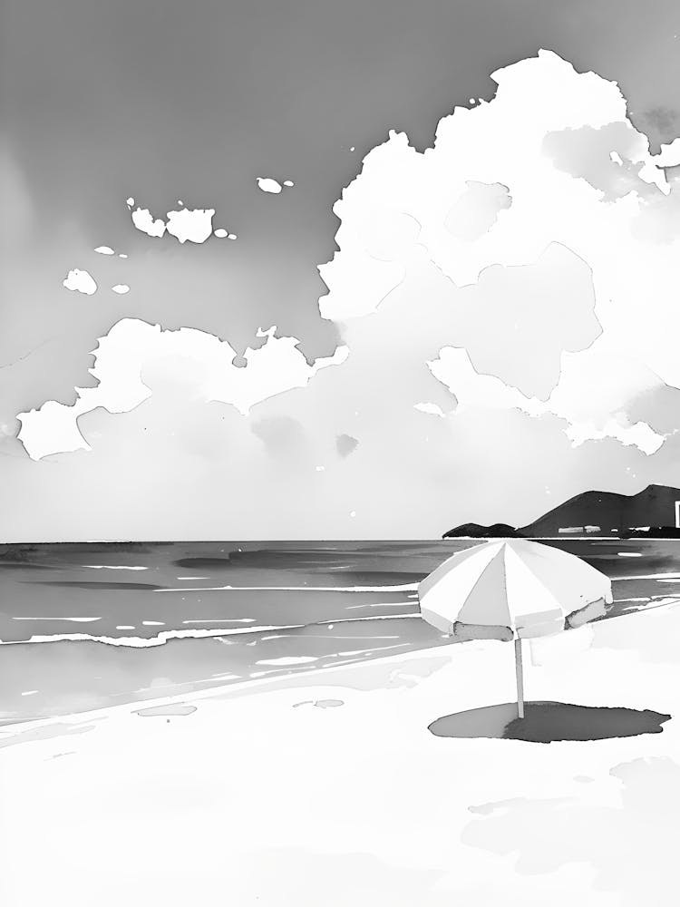 Umbrella On The Beach 6