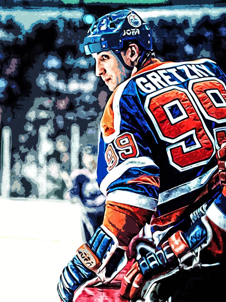 Edmonton Oilers Hockey Player