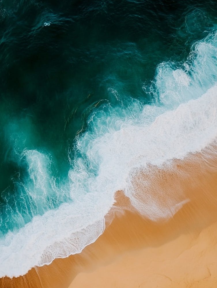 Aerial View Of A Beach 44