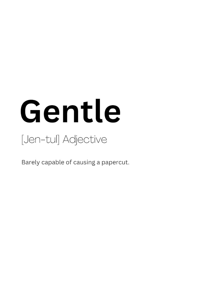 Gentle Definition Meaning