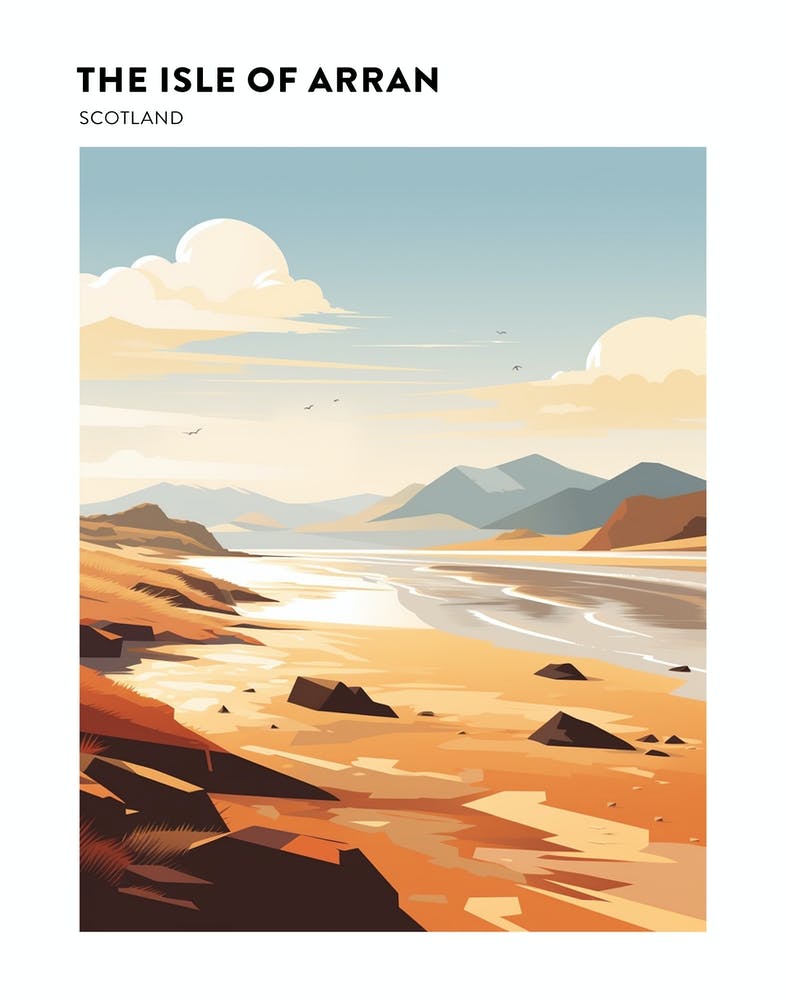 The Isle Of Arran Scotland 2 Hiking Trail Landscape Poster