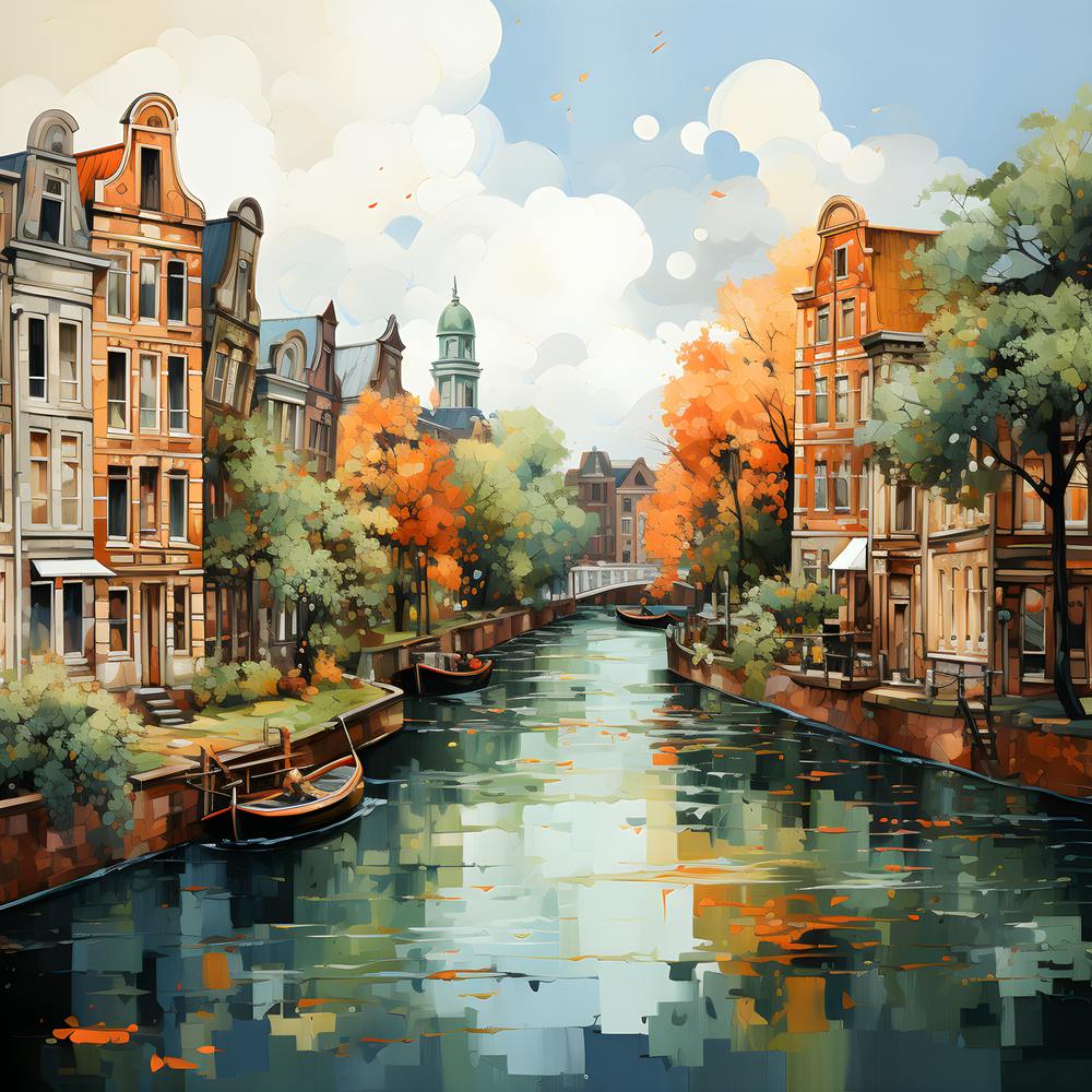 Radiant Waterways The Allure Of Amsterdam S Canals In The Summer Sun