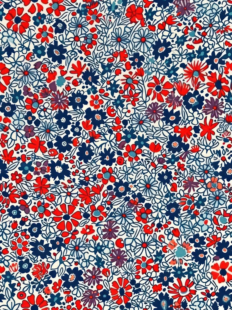 Parade Florale London Tissus Motif Floral 4