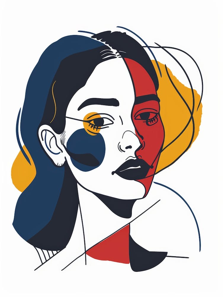 Abstract Portrait Of A Woman 44