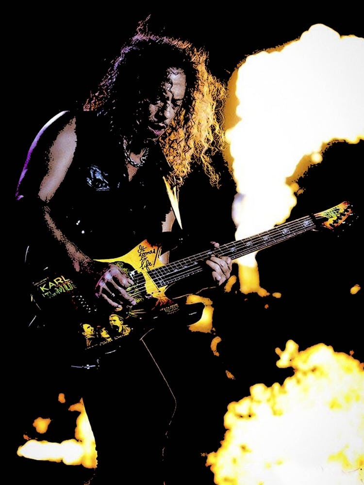 Kirk Hammett Metallica band music 4