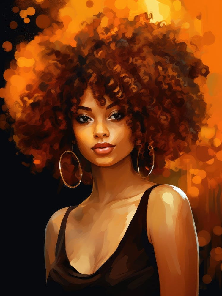Afro Girl 13