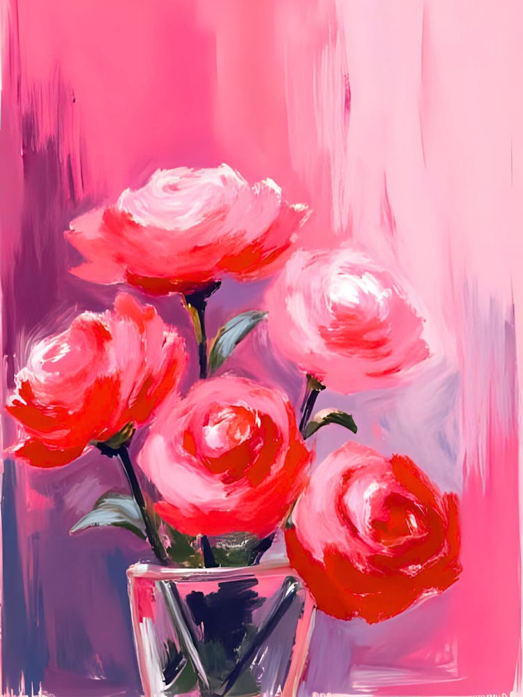 Roses In A Vase 2